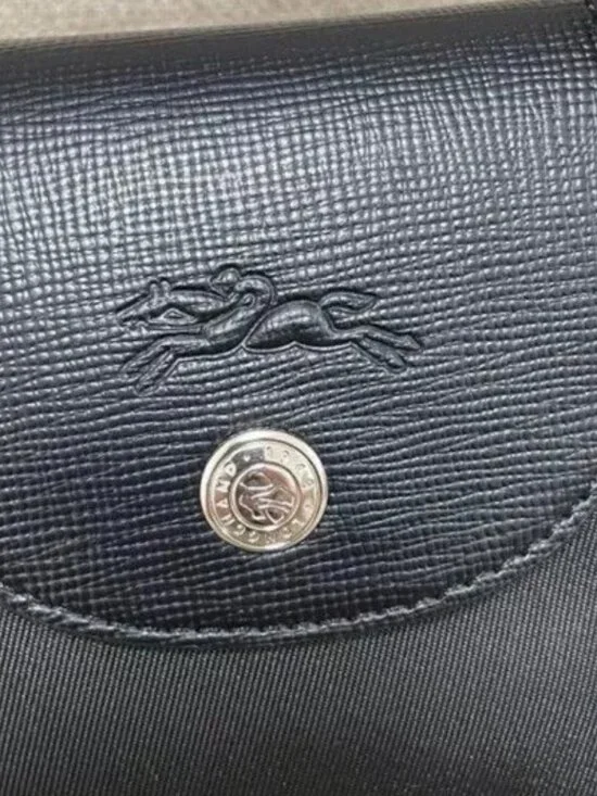 NWT Longchamp Le Pliage Energy Black Handbag XS Canvas 2Way Crossbody Tote Mini - Picture 6 of 9